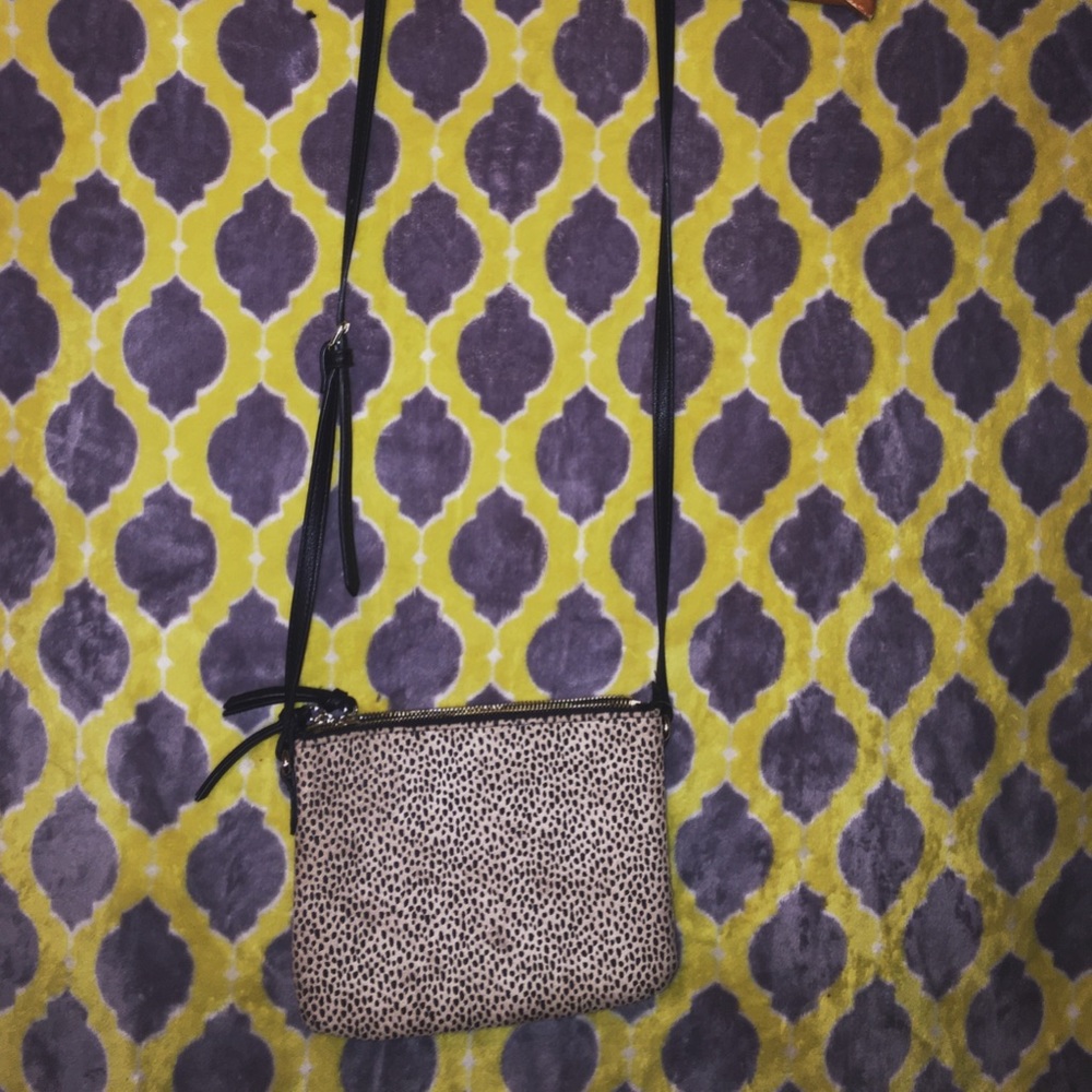 Side bag w/ Cheetah print